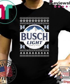 Busch Light Beer Ugly Christmas T-Shirt