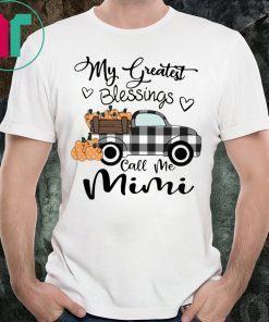 Car my greatest blessings call me Mimi Gift T-Shirt