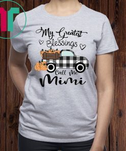 Car my greatest blessings call me Mimi Gift T-Shirt