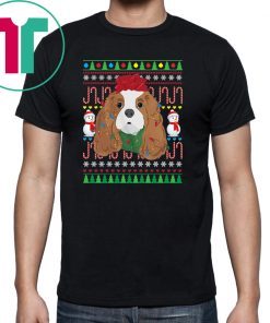 Cavalier King Charles Spaniel Christmas ugly T-Shirt