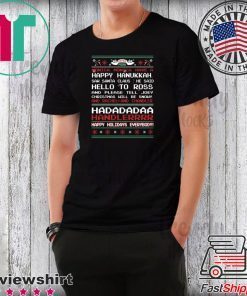 Central Perk monica monica have a happy hanukkah ugly christmas shirt