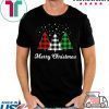 Christmas Santa Tree Xmas Christmas July Holiday Plaid Funny T-Shirt