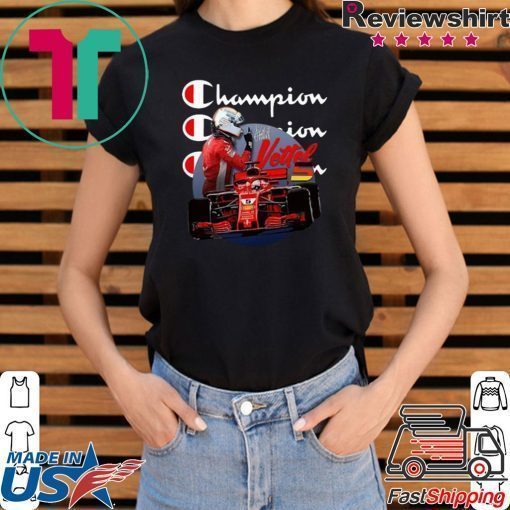 Cool Champion Sebastian Vettel signature shirt