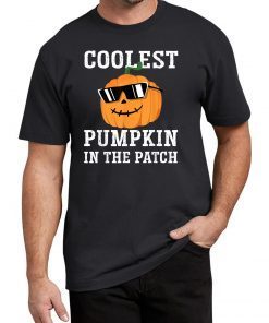Coolest Pumpkin In The Patch Halloween Costume Kids Gift T-Shirt