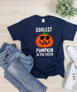 Coolest Pumpkin in the Patch, Halloween Costume Boys Girls T-Shirt