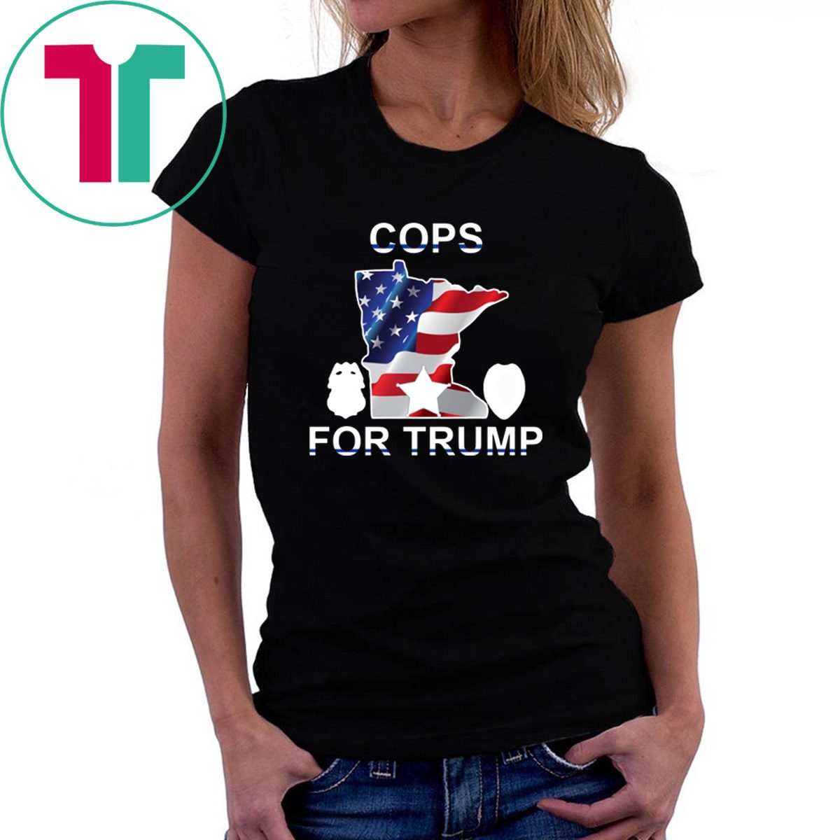 Cops For Trump 2020 Minneapolis Police T-Shirt