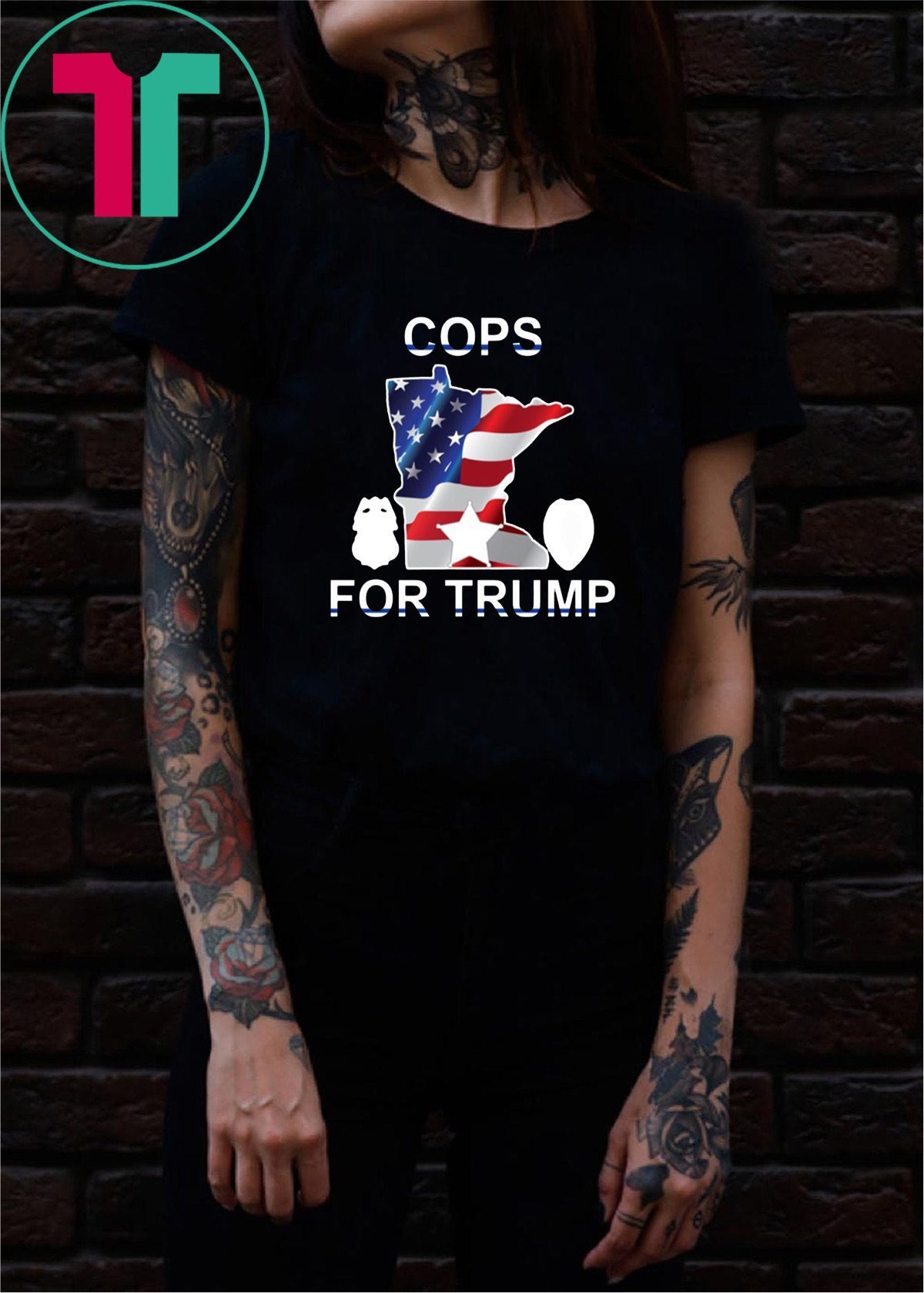 Cops for trump T shirt sale 