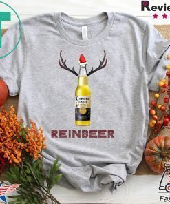 Corona Extra Beer Reinbeer Funny Christmas T-Shirt