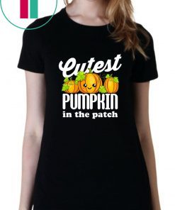 Cutest Pumpkin In The Patch Halloween Costume T-Shirt