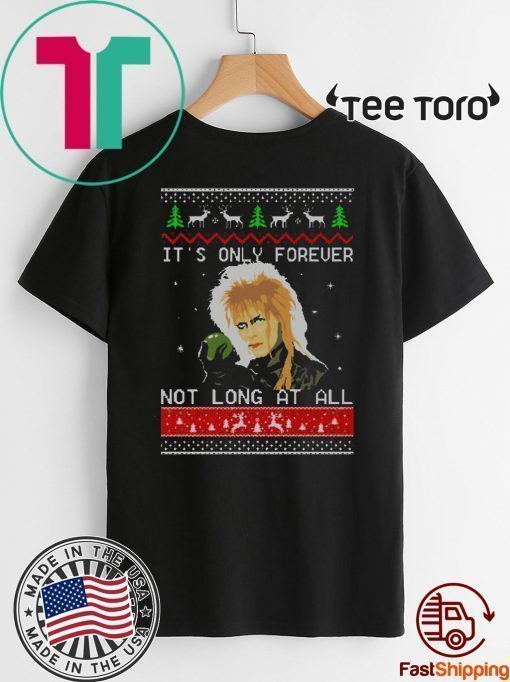 Labyrinth It’s only forever not long at all Christmas 2020 T-Shirt