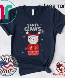 Santa Claws Cat Ugly Christmas Sweater Style 2020 T-Shirt