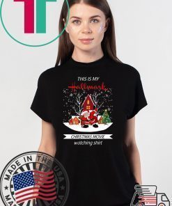 Dabbing Santa Claus Hallmark Christmas Movie Watching T-Shirt