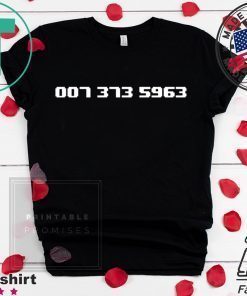 Details about 007 373 5963 Famous 90s Video Game Codes T Shirt
