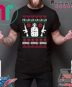 Fa La La Bang Bang AR-15 Gun Christmas Shirt