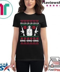 Fa La La Bang Bang AR-15 Gun Christmas Shirt
