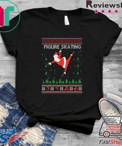 Figure Skating Ugly Christmas T-Shirt
