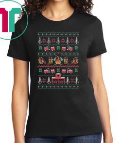 Firefighter ugly Christmas T-Shirt