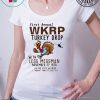 First Annual WKRP Turkey Drop Less Messman November 22 1978 Thanksgiving T-Shirt