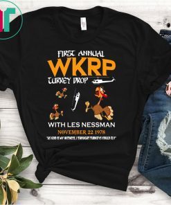 First Annual WKRP Turkey Drop Shirt