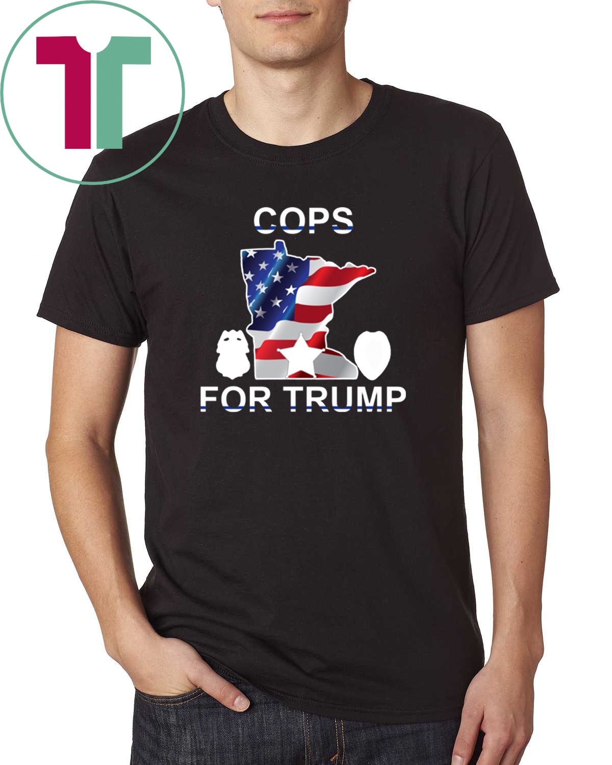 Fox and friends, cops for Trump Tee Shirt