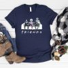 Friends tv show Beetlejuice Edward Scissorhands Jack Skellington Shirt