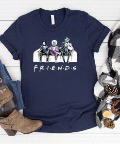 Friends tv show Beetlejuice Edward Scissorhands Jack Skellington Shirt