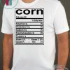 Funny Corn Nutrition Facts Thanksgiving Matching T-Shirt
