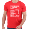 Funny Cranberry Sauce Nutrition Facts Thanksgiving Matching T-Shirt
