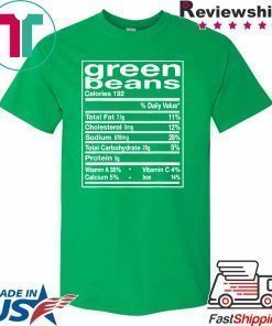 Funny Green Bean Facts Thanksgiving Matching T-Shirt
