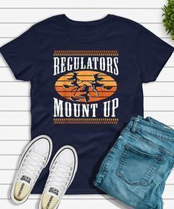 Funny Halloween Witch Regulators Mount Up Broomstick Unisex T-Shirt