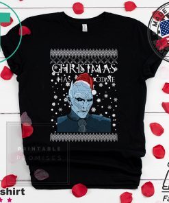 Game of Thrones Christmas Has Come White Walker Shirt