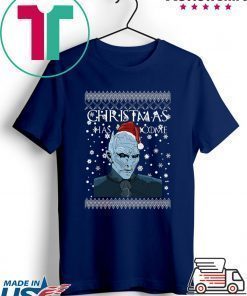 Game of Thrones Christmas Has Come White Walker Shirt
