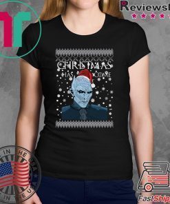 Game of Thrones Christmas Has Come White Walker Shirt
