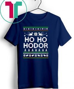 Game of throne HO HO Hodor Christmas Shirt