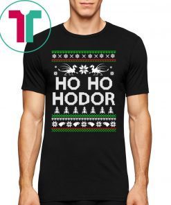 Game of throne HO HO Hodor Christmas Shirt