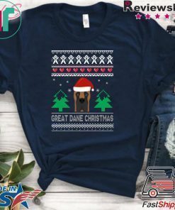 Great Dane Christmas ugly T-Shirt