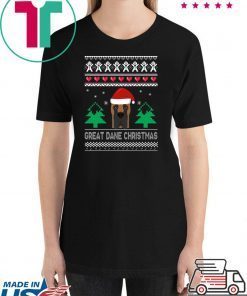 Great Dane Christmas ugly T-Shirt