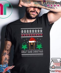 Great Dane Christmas ugly T-Shirt