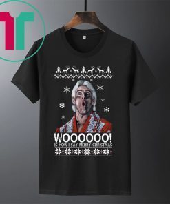 Green Ric Flair Woo Christmas Shirt