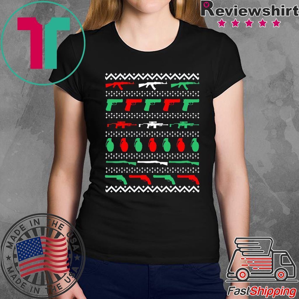 Gun Grenade All my Favorite Things ugly T-Shirt