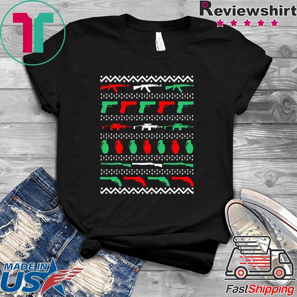 Gun Grenade All my Favorite Things ugly T-Shirt