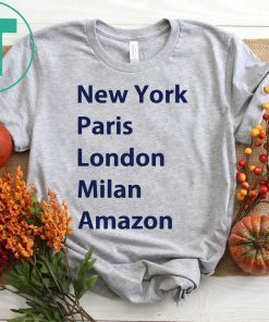 HEIDI KLUM NEW YORK PARIS LONDON MILAN AMAZON 2020 SHIRT