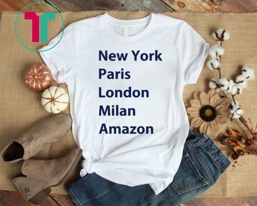 HEIDI KLUM NEW YORK PARIS LONDON MILAN AMAZON 2020 SHIRT