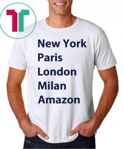 HEIDI KLUM NEW YORK PARIS LONDON MILAN AMAZON 2020 SHIRT