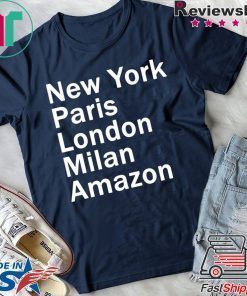 HEIDI KLUM – NEW YORK PARIS LONDON MILAN AMAZON BLACK T-SHIRT