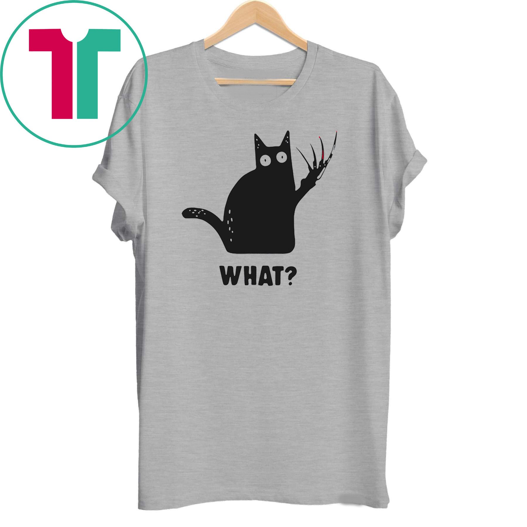 Halloween black cat freddy krueger what Shirt