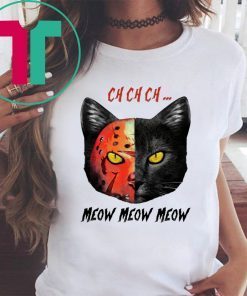 Halloween cat cosplay jason voorhees shirt