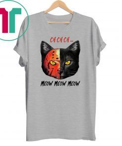 Halloween cat cosplay jason voorhees shirt
