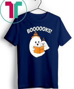 Halloween ghost booooooks boo read books Shirt
