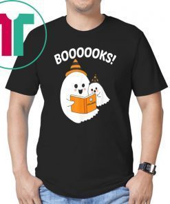 Halloween ghost booooooks boo read books Shirt